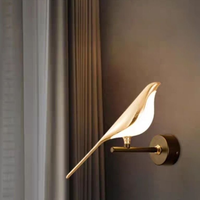 Golden Bird LED Wall Lights Parlor Bar Creative Wall Lamps Novelty Sconces Bedroom Bedside Lamp Living Room Decoration - Image 9
