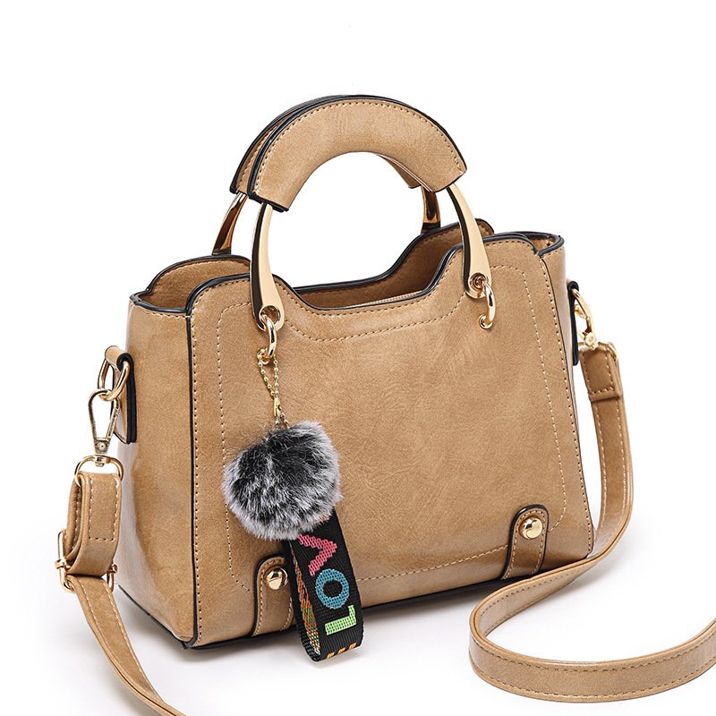 Women Vintage PU Handbag Polyester Handbag - Image 5
