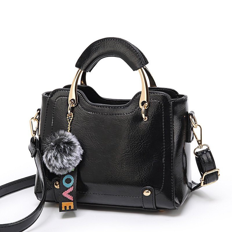 Women Vintage PU Handbag Polyester Handbag - Image 4