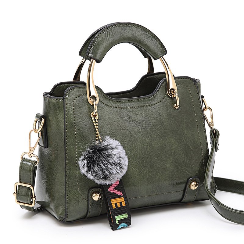 Women Vintage PU Handbag Polyester Handbag - Image 3