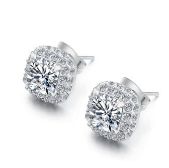 Copper Micro-Inlay Stud Earrings - Image 7