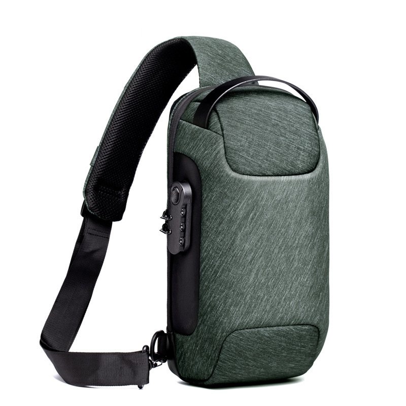 Waterproof USB Anti-theft Bag Men Oxford Crossbody Shoulder Bag Sling Multifunction Short Travel Messenger Chest Pack - Image 10