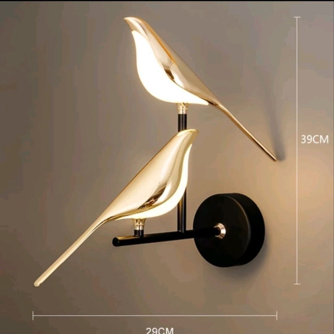 Golden Bird LED Wall Lights Parlor Bar Creative Wall Lamps Novelty Sconces Bedroom Bedside Lamp Living Room Decoration - Image 10