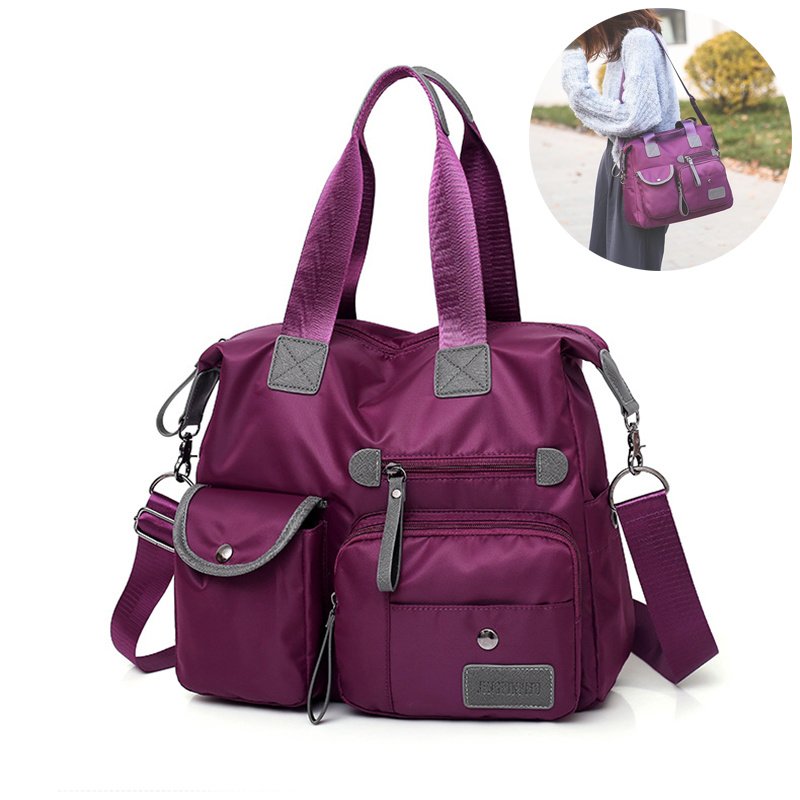 Large Capacity Multi-pocket Shoulder Bag For Women Nylon Waterproof Handbags Female Casual Commuting Messenger Crossbody Bags - Image 10