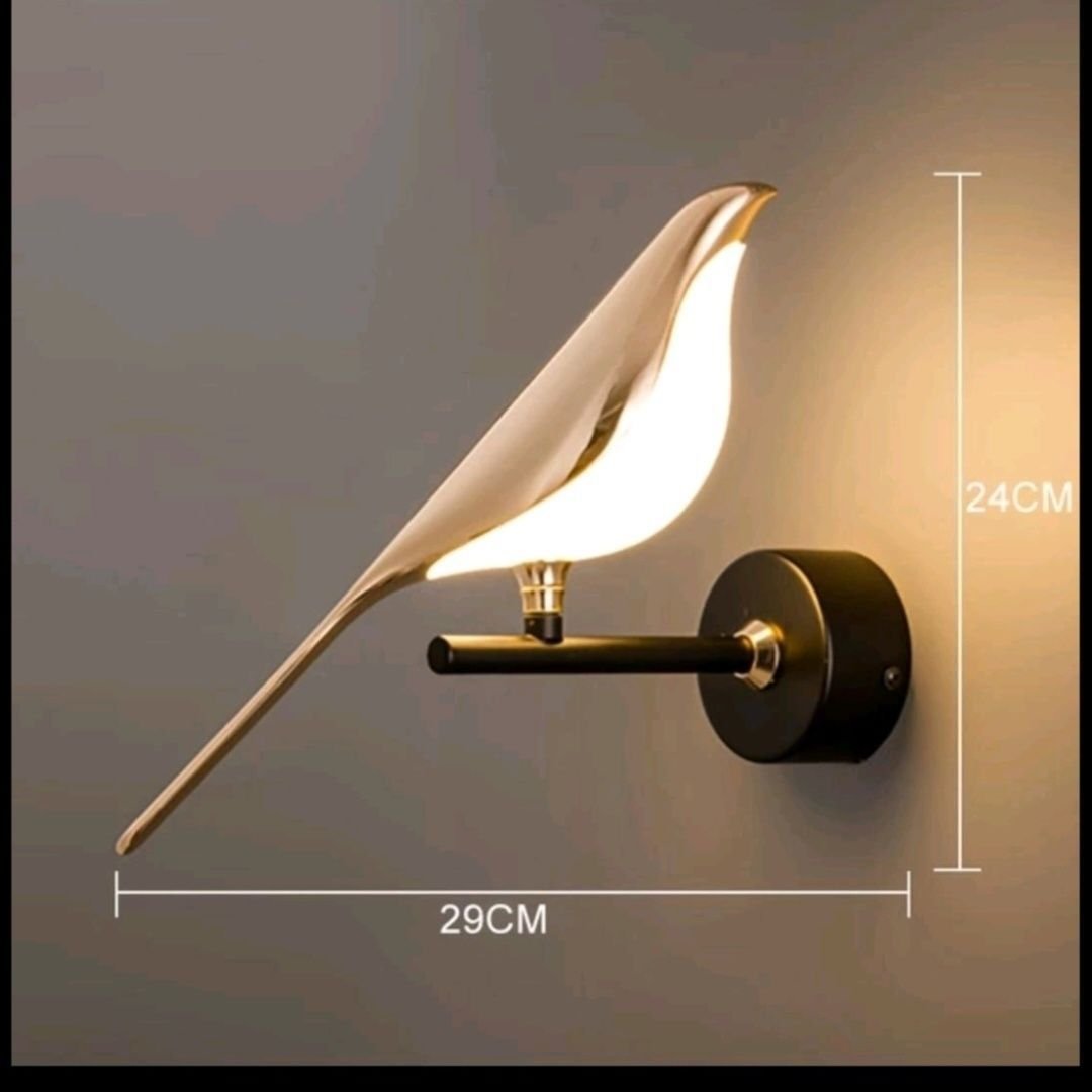 Golden Bird LED Wall Lights Parlor Bar Creative Wall Lamps Novelty Sconces Bedroom Bedside Lamp Living Room Decoration - Image 8