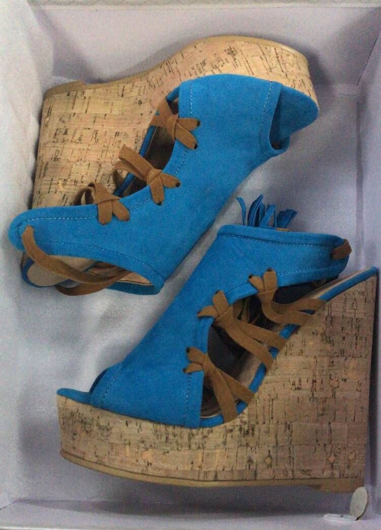 Women's Lace-up Fringed Sweet Fish Mouth Wedge Sandals - Image 3