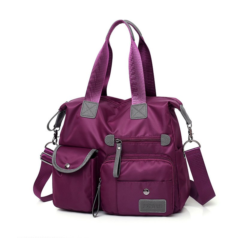 Large Capacity Multi-pocket Shoulder Bag For Women Nylon Waterproof Handbags Female Casual Commuting Messenger Crossbody Bags - Image 9