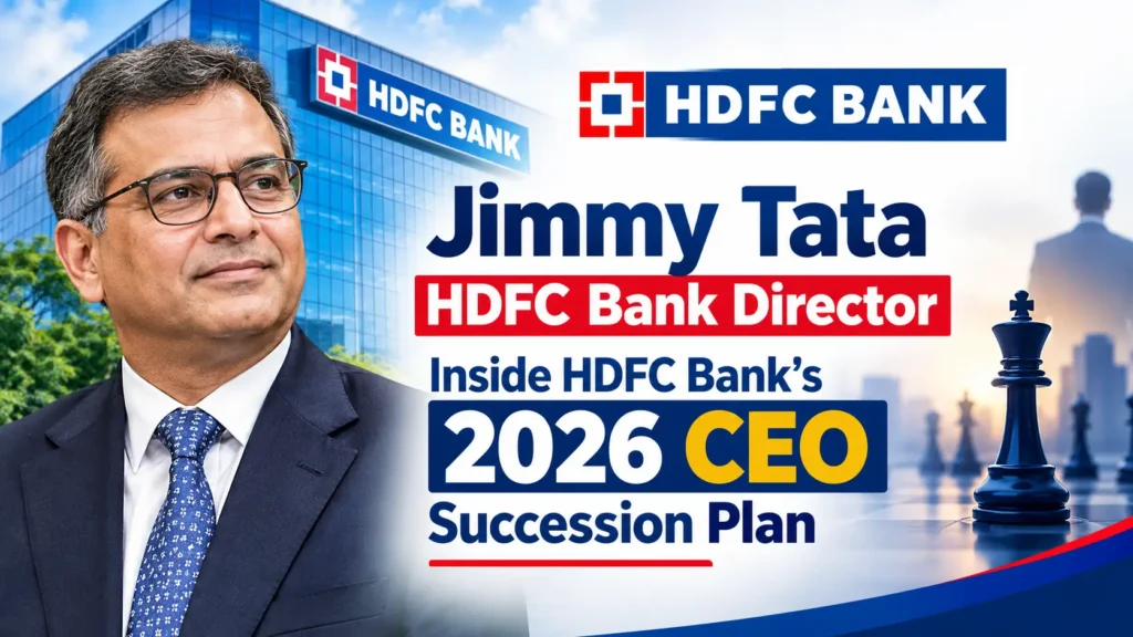 Jimmy Tata HDFC Bank Director: Inside HDFC Bank's 2026 CEO Succession Plan