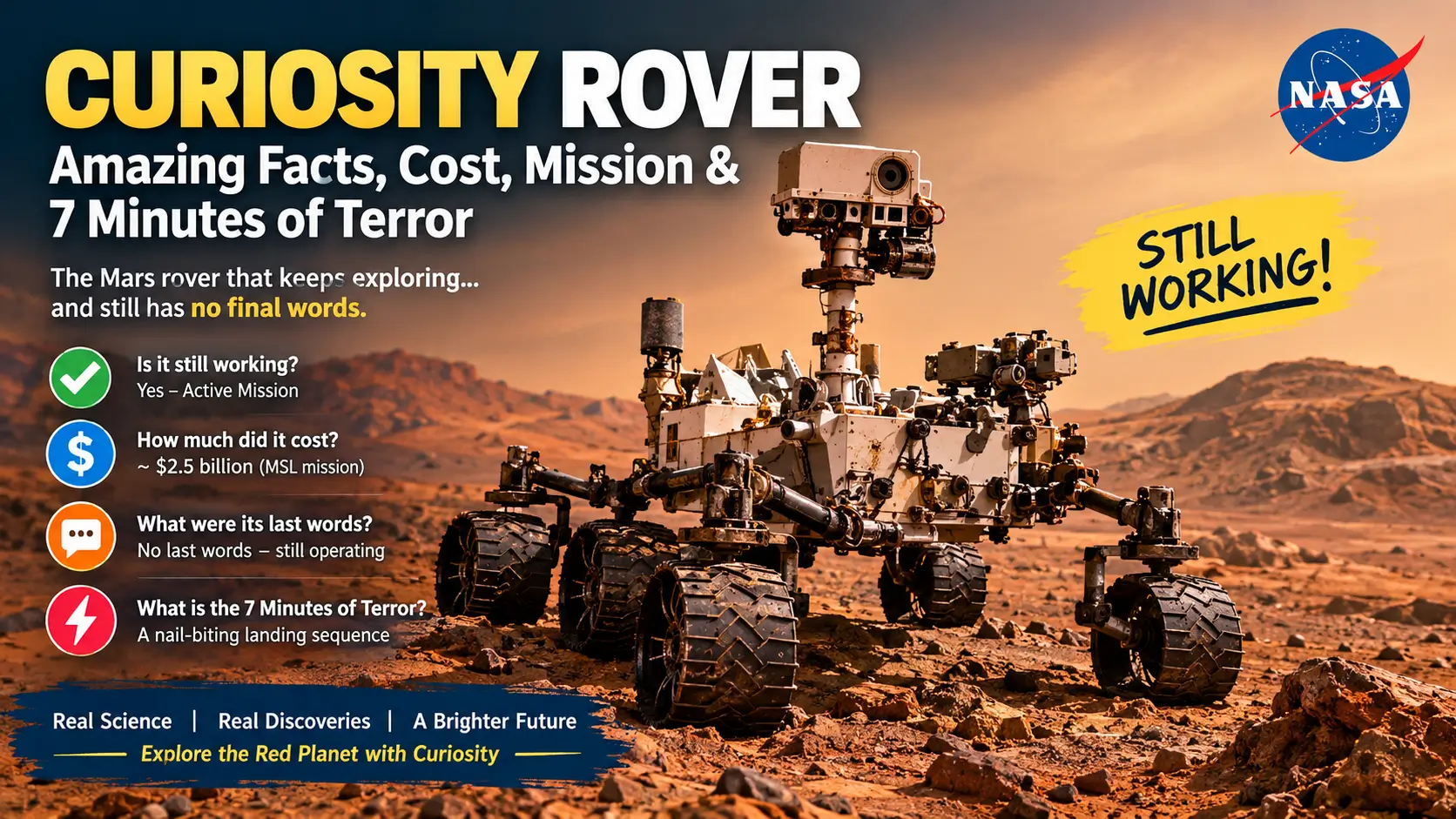 Curiosity Rover: Amazing Facts, Cost, Mission & 7 Minutes of Terror