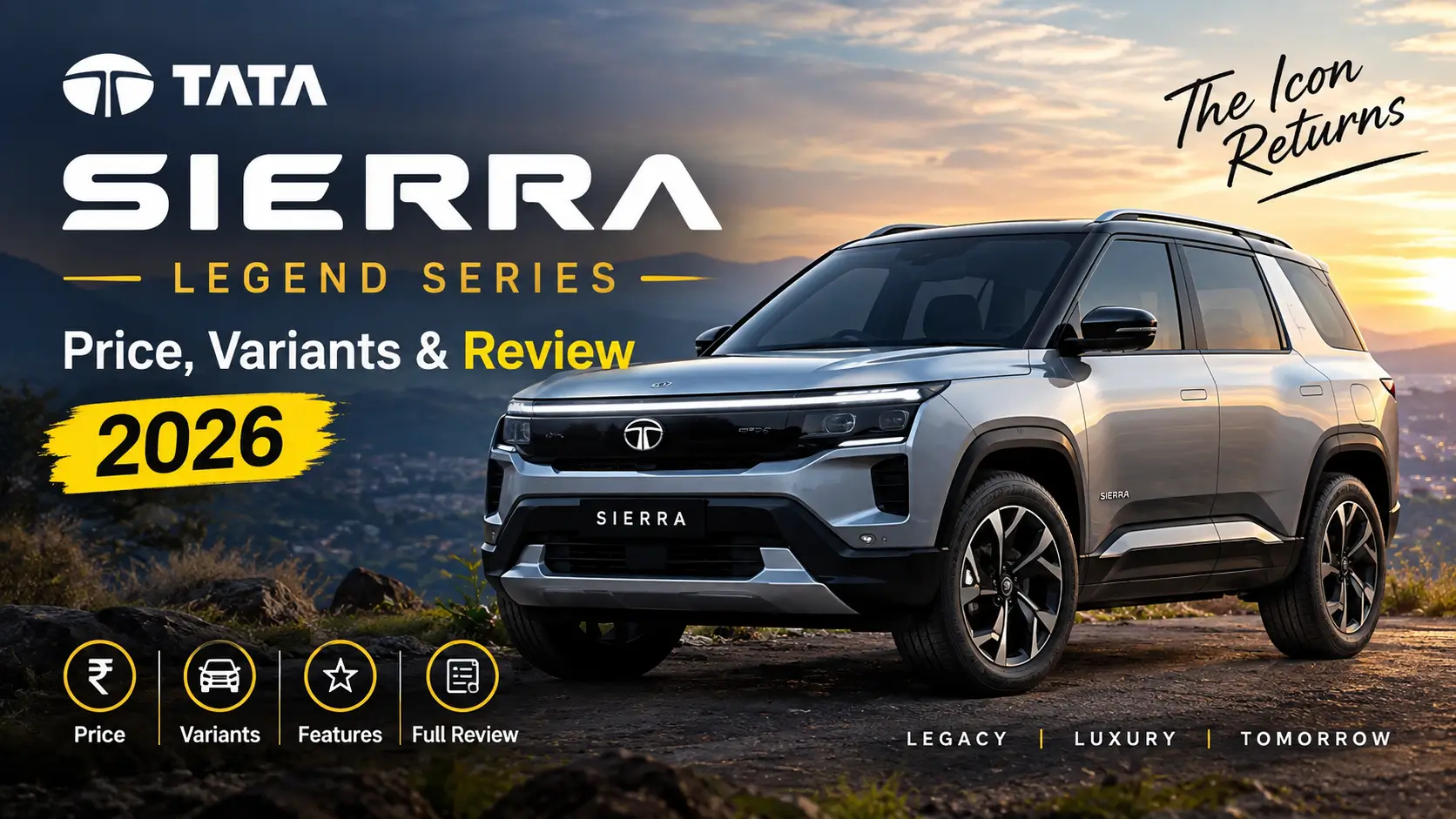 Tata Sierra Legend Series: Best Variant, Price & Honest Review (2026)