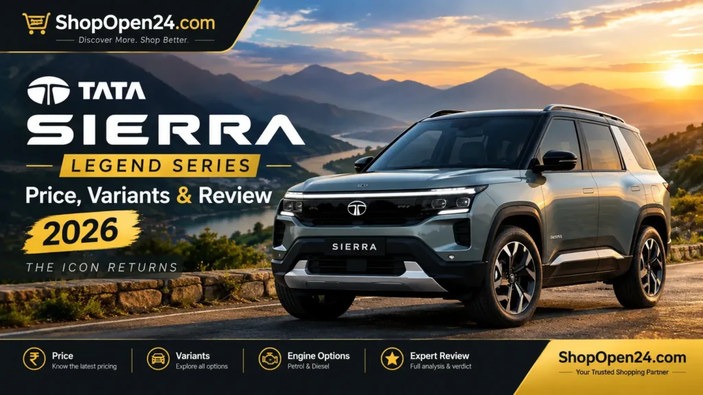 Tata Sierra Legend Series interior, Tata Sierra vs Creta, Tata Sierra variants, Tata Sierra cabin features