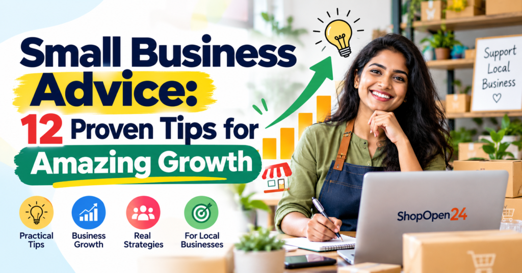 Small Business Advice: 12 Proven Tips for Amazing Growth