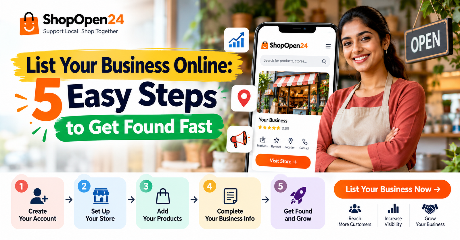 List Your Business Online: 5 Easy Steps to Get Found Fast