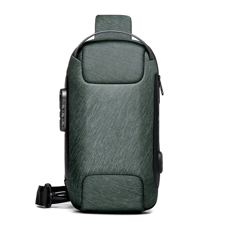 Waterproof USB Anti-theft Bag Men Oxford Crossbody Shoulder Bag Sling Multifunction Short Travel Messenger Chest Pack - Image 5
