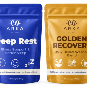 ARKA by VUNAI Sleep & Recovery Combo | Deep Rest & Golden Recovery