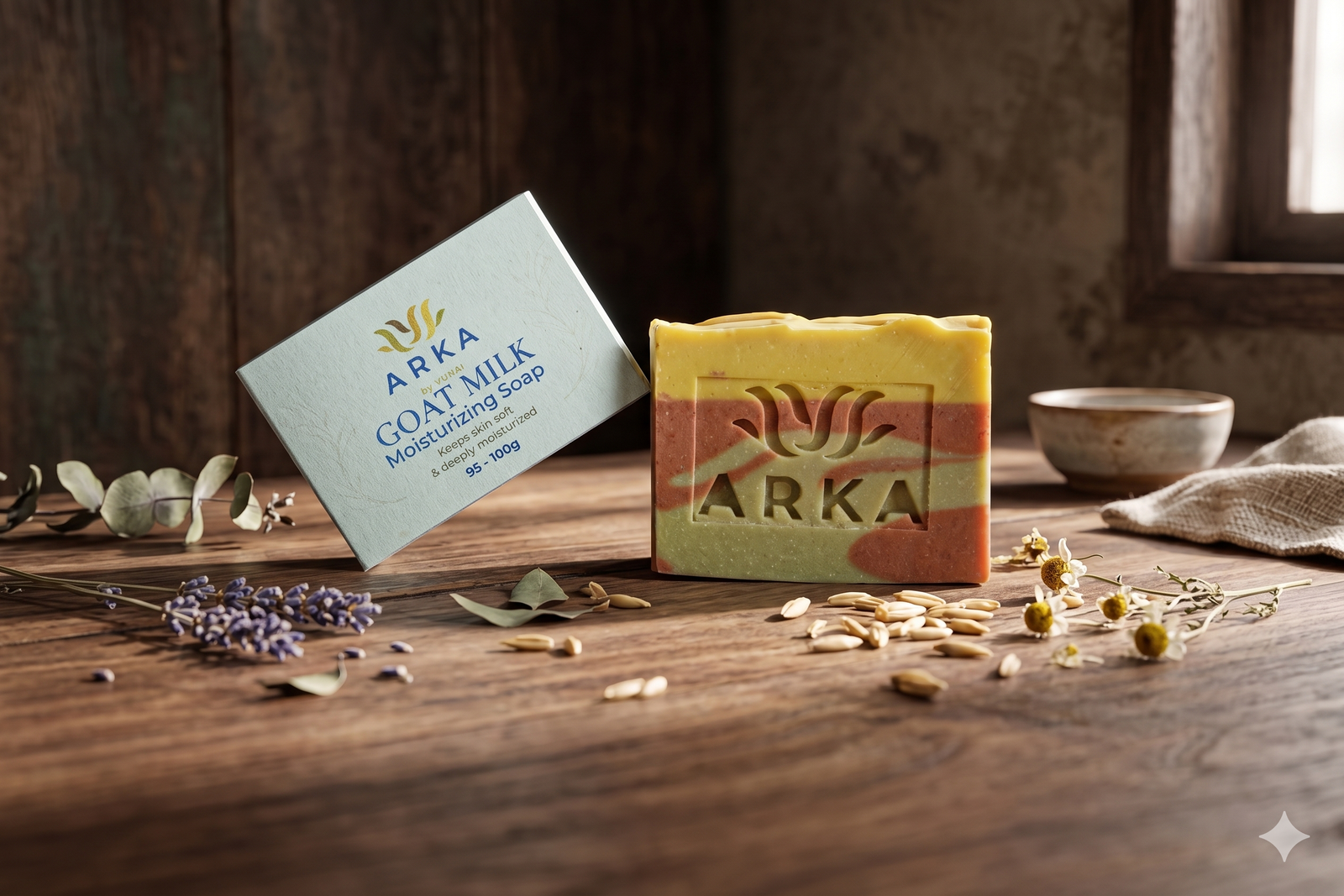 ARKA by VUNAI Goat Milk Handmade Soap | 100 g - Image 4