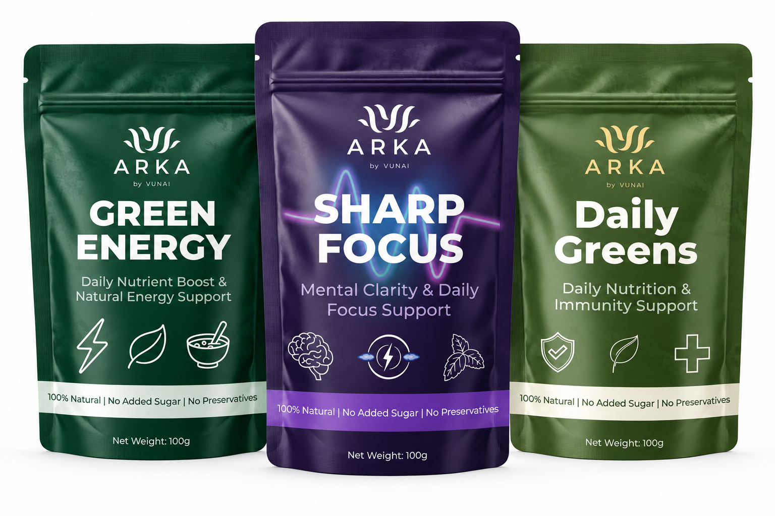 ARKA by VUNAI Focus & Energy Trio