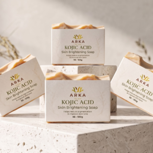 ARKA by VUNAI Kojic Acid Handmade Soap | 100 g | Pack of 4