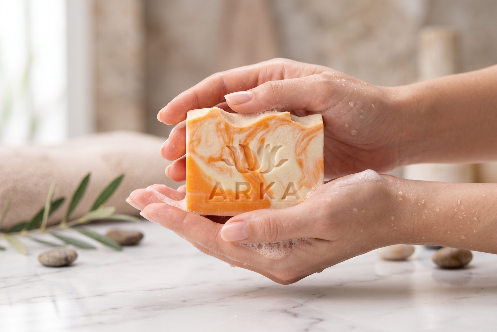 ARKA by VUNAI Kojic Acid Handmade Soap 100g - Image 3