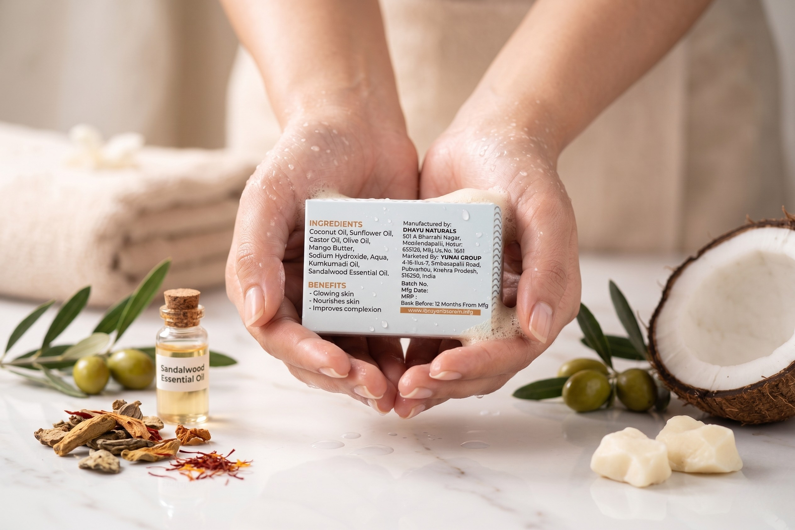 ARKA by VUNAI Kumkumadi Handmade Soap 75 g | ShopOpen24 - Image 2