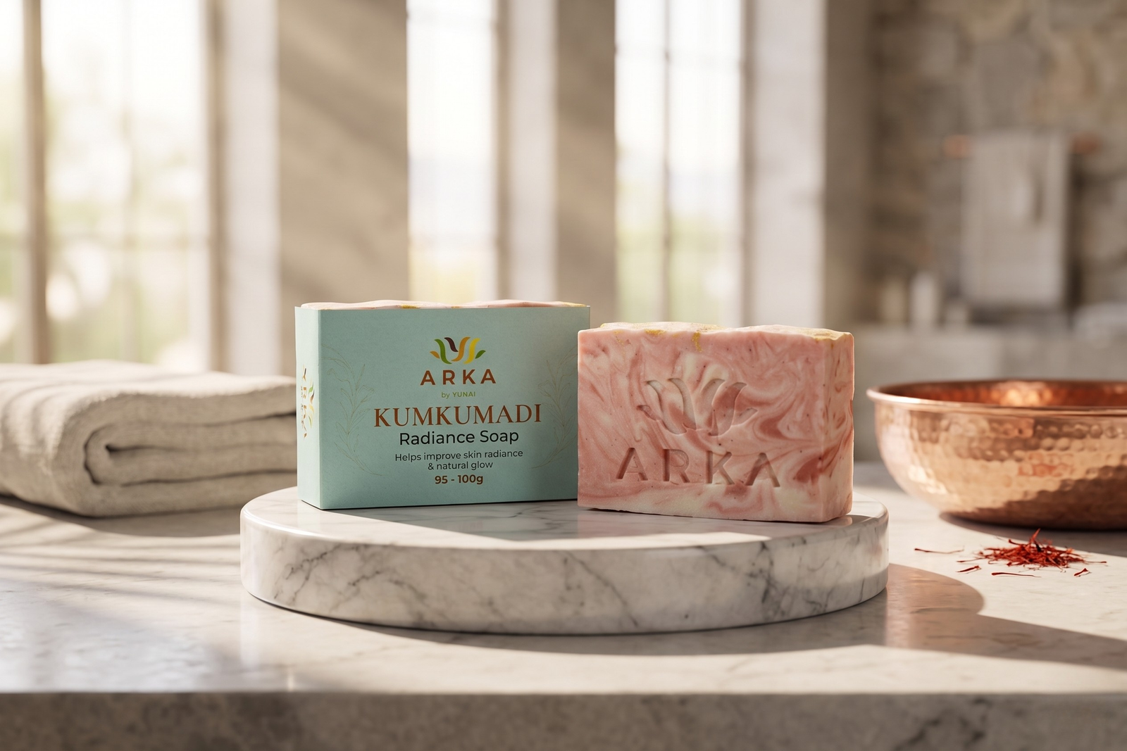 ARKA by VUNAI Kumkumadi Handmade Soap 75 g | ShopOpen24 - Image 5