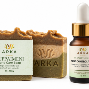 ARKA by VUNAI Kuppaimeni & 2% Salicylic Acid Skincare Combo | Soap + Face Serum