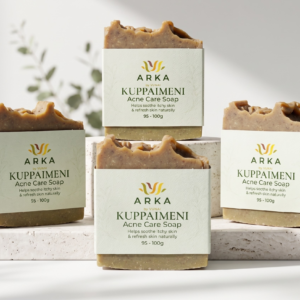 ARKA by VUNAI Kuppaimeni Handmade Soap | 75 g | Pack of 4