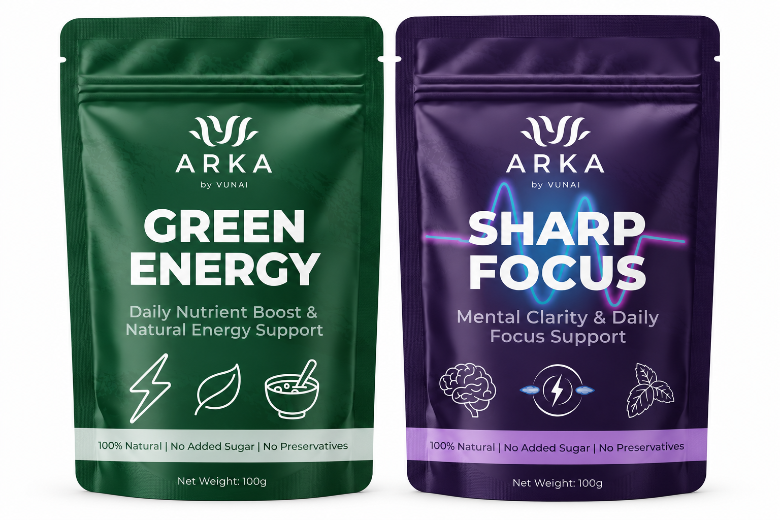 ARKA by VUNAI Focus & Energy Combo